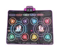 Taidda Double Dance Mat, Wireless Electronic Dance Mat for TV with Function and Lighting Effects, Non Slip Fitness Pad for Kids Adults, Puzzle Game Toy Gift