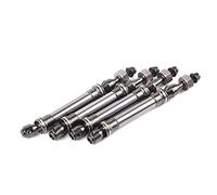 Taidda Durable Front Rear Drive Shaft Set for Slash 4X4, Precision-Made CVD Drive Shaft Upgrade Kit for RC Hobbyists (Ti Color)