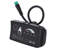 Taidda Electric Bicycle LED Display Panel Durable Waterproof Control Meter for Electric Bike Modification 36V 48V S810 LED Display for JN Controller Waterproof Interface