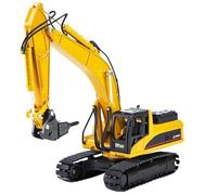 Taidda Excavator Model High Simulation Construction Vehicle for Excavator Enthusiasts, Safety Eco-Friendly Decoration