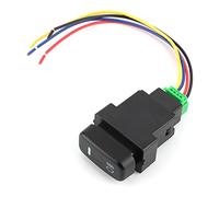 Taidda Fog Light Switch High Sensitivity Direct Replacement Fit for MITSUBISHI Pajero/Lancer/Outlander Easy to Install for Most Conventional Switch Holes Plastic Material Fit for MITSUBISHI Fans