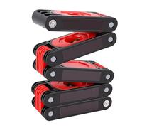 Taidda Foldable Multi Angle Measuring Tool, 4 Adjustable Joints 5 Magnets 4 Bubble Tubes for Accurate Measurements, with Space Saving for Woodworking Plumbing Home Decoration