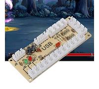 Taidda Game USB Encoder Controller in Sl crylic Crystal Case for PC Host, Precision Game Encoder for Fighting Games, 3.7 X 1.4 X 0.4 Inch (822A)