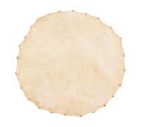 Taidda Goatskin Drum Head Durable Thin Skin Replacement for Bongo Shaman Djembe 36cm Diameter, Suitable for Drummers, Goat Skin Material