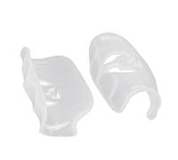 Taidda Guzheng Finger Trainer, 2 Pack Resin Hand Posture Corrector, Touch Fastener Trainer, Ideal for Novice Guzheng Players (S)