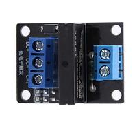 Taidda High Sensitivity 1 Channel SSR Module with for Stable Performance in Industrial Control DC 5V/12V Solid State Relay Module Board for Projects (5V)