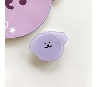 Taidda Innovative Cell Phone Finger Holder Lightweight Cute Cartoon Ring Stand for Theft Prevention Phone Mount for Desktop and Bed Protection Family and Friends Pink Ear Purple Bear Earth Heart