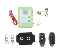 Taidda Intelligent 12V 24V Battery Disconnect Switch with IP65 Protection for Cars, SUVs, MPVs, EVs for Long-Distance Driving (Green)