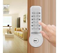 Taidda Keyless Mechanical Digital Door Lock Set for Home Office Zinc Alloy Combination Keyless Entry for Indoor Outdoor 1-11 Digit Password Push Button for Furniture Cabinets