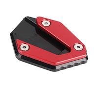 Taidda Kickstand Extension, Motorcycle Stand Pad Kickstand Extension Pad Side Stand Support Motorcycle Fit for MT 07/FZ 07/Tracer 700 2014-2019 (Red)