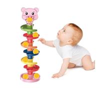 Taidda Kids Ball Tower Toy Fun Drop and Go Ramp Toy Problem Solving Skills Eye-Hand Coordination for Toddlers Kids on Birthdays Easter Material ABS 5 Tier (Taiddaoz12rx8d03-221205GS01-6)