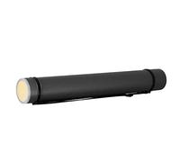 Taidda Large Capacity Antishock Poster Tube for Storage, Expandable Round Blueprint Tube for Documents and Artworks, Made of Plastic, 40.2 X 3.3in, Suitable for Artists and Students (Black)