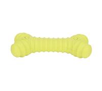 Taidda Latex Dog Chew Toy Comfortable Teething Squeaky Bone for Pet Chewer Safe and Durable for Better Training and Relationship Building for Dog Lover (Green)