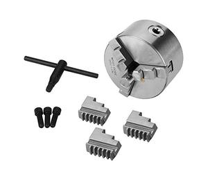 Taidda Lathe Chuck Self-Centering Lathe Chuck, Lathe Chuck Durable 4inch 3-Jaw Self-Centering Metal Lathe Chuck with Extra Jaws Turning Machine Accessories for Extend The Mach