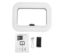 Taidda LED Phone Fill Light, Adjustable Brightness & Color Temperature 2500K-8500K, with Wider Phone Clamp & 3 Cold Shoe Mounts, for Selfie Vlogging Video Recording Live (YM-200RGB Light with