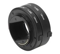 Taidda Macro Adapter Ring Set Automatic Focusing Extension Tube for NEX E Mount Camera Close-Up Photography Magnification 10mm+16mm for A9 A7 A6000 Black