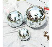 Taidda Mirror Disco Balls Set Spinning Light Reflection Ornaments Cake Topper for Party Foam Glass Material 1 X Hanging Disco Ball School Festivals Themed Parties (Taidda0h6wktb4fz-200810HT0132)