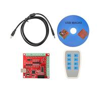 Taidda Motion Control Card, Sturdy Durable USB MACH3 100Khz Motion Controller Card Breakouts Board for CNC Engraving Servo or Stepping Motor