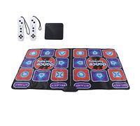 Taidda Music Dance Pad, Soft Glowing Arrows PVC Foldable Dance Mat for Kids Adults, with AV Cable for TV Computer Early Education Game
