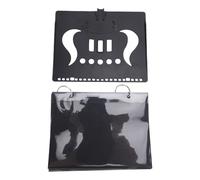 Taidda Music Sheet Holder, Portable Lightweight Holder, Plastic Sheet with 5 Sheets & Clamp, Ideal for Saxophone, Clarinet, Flute, Trumpet & Marching Band Musicians Students