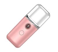 Taidda Nano Facial Mist Sprayer Mini Portable USB Charging Water Face Humidifier for Hydration, Good Friend, Daughter, ABS Housing Pocket Size, 1pc (Roseate)