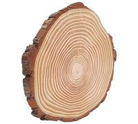 Taidda Natural Wood Slices Unfinished Wood Circles for Pyrograph, DIY 1 Pack Pine 2cm Irregular for Home Decoration (29 * 26)