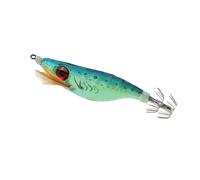 Taidda Night Glow Squid Jig Luminous Fishhook Lure for Squid Fishing Enthusiasts Orange/Blue 4" (Blue)