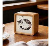 Taidda Night Light White Noise Machine, Speaker with Ambient Lighting and Sleep Sounds, for Relaxation and (Wood Grain +5 Lampshade Papers)