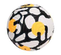 Taidda No. 5 Soccer Indentation Adult Training Soccer Ball for Games Practice, Durable and Stable Standard English Football for Unisex, Suitable for Beginners (Orange Yellow)