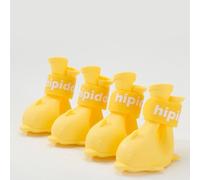 Taidda Pet Boots, Cute Cartoon Water Proof Silicone Dog Rain Shoes with Hook and Loop for Pomeranian Bichon Teddy (1#(S))