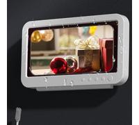 Taidda Phone Shelf Box Case Anti-Fog Sensitive Touch Screen for Shower Vanity White 19.2 * 11.6 * 2.8cm (Taiddacgh0vbt9u3-10278732)