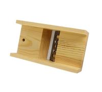 Taidda Pine Wood Soap Trimmer Hand-Made Soap Cutter for Smoothing and Shaping DIY Making Supplies for Candle Makers, 7.7x4.3x2.0in