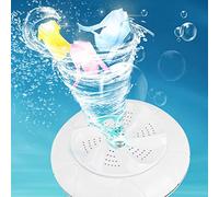 Taidda Portable Ultrasound Turbo Mini Washing Machine & Turbine for Travel & Kids Laundry - USB Powered, 1KG Capacity (White)