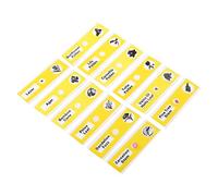 Taidda prepared microscope slides, Prepared Microscope Slides,12pcs Plastic Prepared Animals Insects Flowers Plants Microscope Slides 3#
