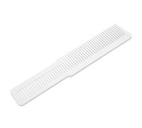 Taidda Professional Hairdressing Comb Durable Wide Tooth Styling Comb for All Hair Types to the Scalp Massage Suitable for Different Hairstyles Plastic 1 Combing Effect for Home Salon Use (White)