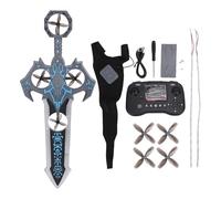 Taidda Remote Control Flying Sword Toy, Fantasy Adventure RC Toy with Realistic Motion Effects and Impact Resistant Plastic, for Kids Ages 6 7 8 9 10 11 12 (Blue)