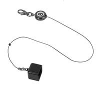 Taidda Retractable Billiards Chalk Holder Durable Telescopic Pool Chalk Clamp/Holder for Easy Use, for Players on The Go Aluminum + Plastic 1.3oz 29.1in