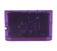 Taidda Retro Game Video Cassette Professional with 8GB Memory Card for Mega Drive Games, Supports Multiple Consoles, Transparent Color, Game Accessories for Enthusiasts (Translucent Purple)