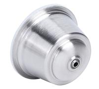 Taidda Reusable Stainless Steel Coffee Capsule Cup for Coffee Maker, Easy to, High Filtering Accuracy, for Lovers, Purple (White)