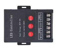 Taidda RGB LED Controller Digital for Colorful Strip Light with Remote Control for Building Lighting, KTV, Bars Aluminum + Plastic