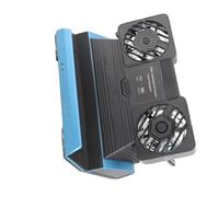 Taidda RGB USB C Docking Station with Dual Cooling Fan for Steam Deck 4K 60Hz Multimedia Interface Gigabit Ethernet for Handheld Gaming Console Dock Aluminum Alloy