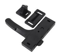 Taidda RV Screen Door Right Hand Handle Latch Replacement Kit, Black Nylon Screws, Replacement Latch Kit, Ideal for Camping Vehicle, Motorhome & Travel Trailer