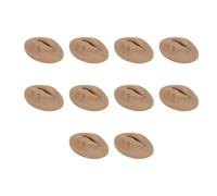 Taidda Silicone Practice Lips 3D Fake Lips for Novice Embroiderer Training with Teeth Shape for Model Display and Teaching, 10PCS Soft and Elastic Silicone (Dark Skin Color)