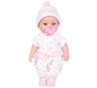 Taidda Simulation Baby Doll Soft Plastic Reborn Doll for Cognitive Development, Suitable for Social Play 12in Lifelike Reborn Toy (Taiddarpibzmk1vg-211210SU01-4)