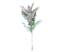 Taidda Simulation Flocking Silver Leaf Chrysanthemum False Flower Artificial Flower Home Decoration Green Plant Wall Bouquet for Wedding (Taidda43bgnow9vq-220119SH01-1)
