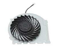 Taidda Slim Replacement CPU GPU Cooling Fan Strong Heat Dissipation For Console, Black + Silver, 1 X Heat Dissipation Fan For Gamers