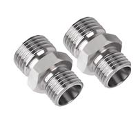Taidda Small Excavator Hydraulic M14 to Hose Fitting Easy Installation Connector 2 Pcs