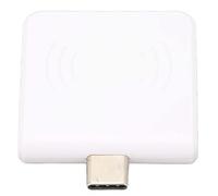 Taidda Smart Card Reader Type C OTG Contactless Card Reader for WinXP Systems, Stable Plug and Play Design for Conference Home School Access Control, ABS White R65 (R65D)