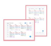 Taidda Smart Digital Calendar 10.1in Family Organizer with Chore Tracker WiFi Sync Support HD Touchscreen Photo Frame Mode for Home
