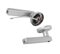 Taidda Smart Fingerprint Door Lock High-Tech Biometric Handle for Bedroom Warehouse Basement - Zinc Alloy (Silver)